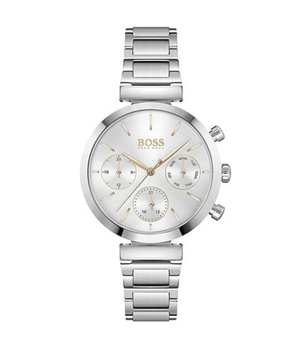 Hugo Boss Flawless Horloge Silver/Roséguld Stål silver urtavla 36mm Damklocka 1502530