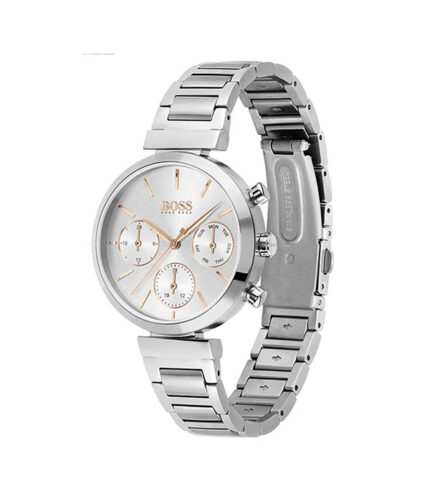 Hugo Boss Flawless Horloge Silver/Roséguld Stål silver urtavla 36mm Damklocka 1502530