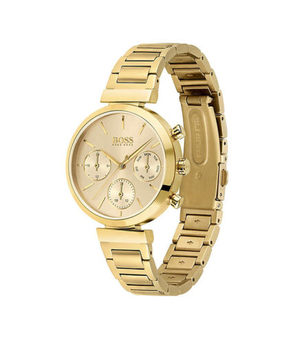 Hugo Boss Flawless Horloge Guld Stål guld urtavla 36mm Damklocka 1502532