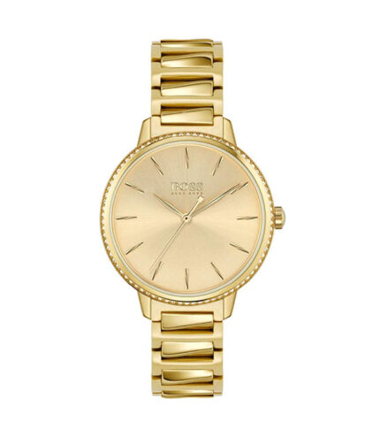 Hugo Boss Signature Guld Stål guld urtavla 36mm Damklocka 1502541
