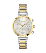 Hugo Boss Flawless Horloge Silver/Guld Stål silver urtavla 38mm Damklocka 1502550