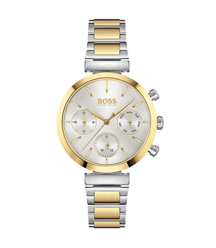 Hugo Boss Flawless Horloge Silver/Guld Stål silver urtavla 38mm Damklocka 1502550