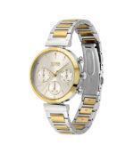 Hugo Boss Flawless Horloge Silver/Guld Stål silver urtavla 38mm Damklocka 1502550
