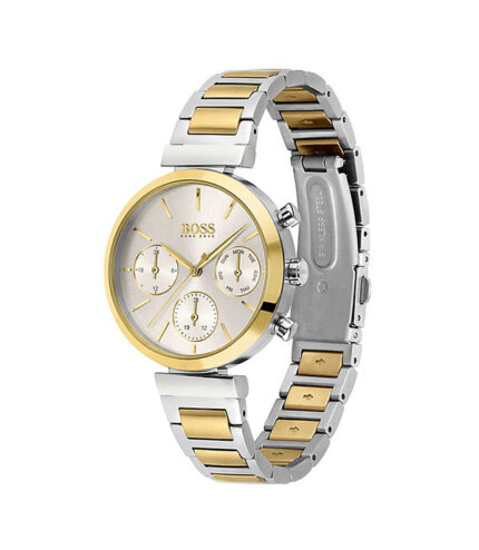 Hugo Boss Flawless Horloge Silver/Guld Stål silver urtavla 38mm Damklocka 1502550