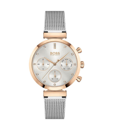 Hugo Boss Flawless Horloge Silver Stål silver urtavla 36mm Damklocka 1502551
