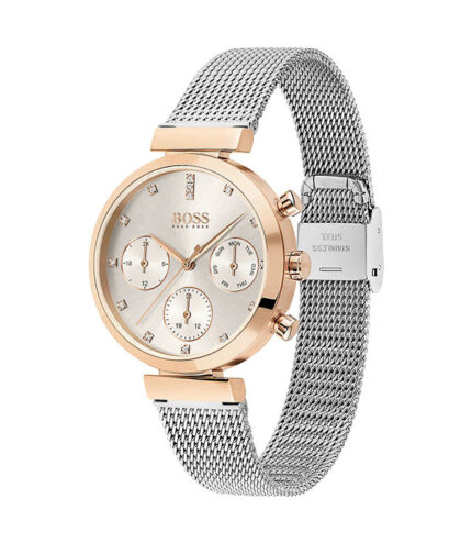 Hugo Boss Flawless Horloge Silver Stål silver urtavla 36mm Damklocka 1502551