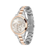 Hugo Boss Silver/Roséguld Stål Vit Urtavla 38mm Damklocka 1502564