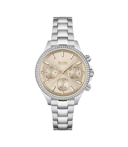 Hugo Boss Hera Silver Stål Guld Urtavla 38mm Damklocka 1502565