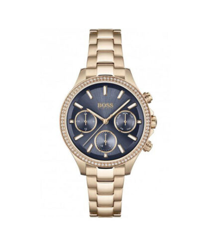 Hugo Boss Hera Roséguld Stål Blå Urtavla 38mm Damklocka 1502566