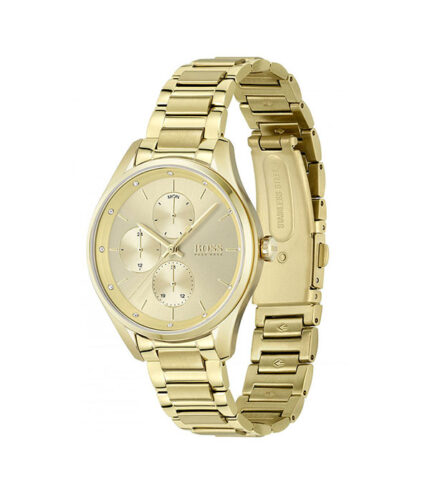Hugo Boss Grand Course Guld Stål guld urtavla 44mm Damklocka 1502584