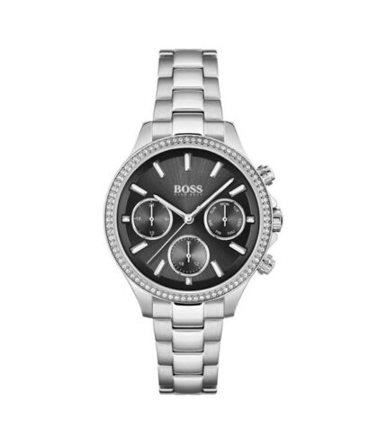Hugo Boss Hera Silver Stål svart urtavla 38mm Damklocka 1502593