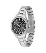 Hugo Boss Hera Silver Stål svart urtavla 38mm Damklocka 1502593