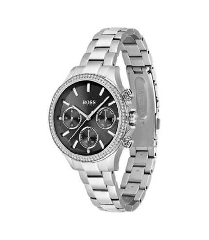Hugo Boss Hera Silver Stål svart urtavla 38mm Damklocka 1502593