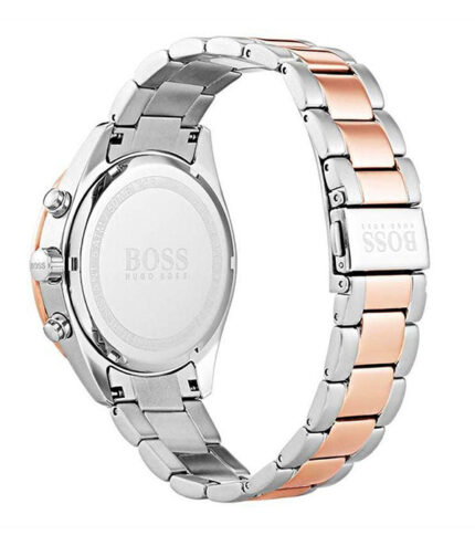 Hugo Boss Talent Silver/Roséguld Stål 44mm Herrklocka 1513584