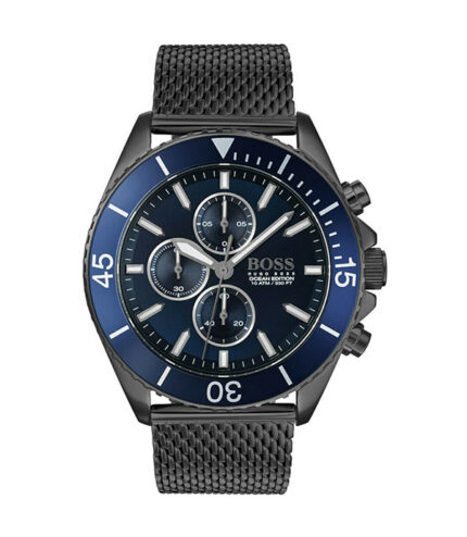 Hugo Boss Ocean Edition Svart Stål 44mm Herrklocka 1513702
