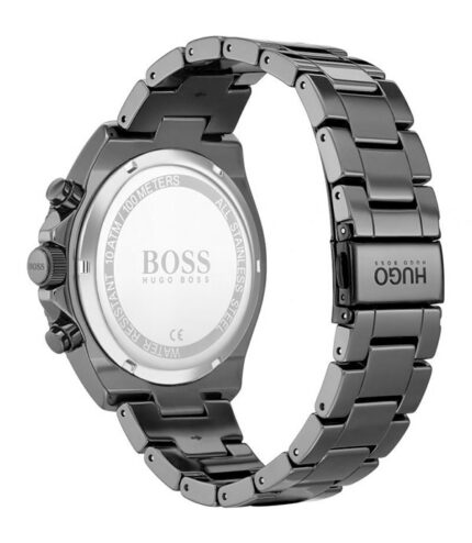 Hugo Boss Oceans Edition Svart Stål blå urtavla 44mm Herrklocka 1513743