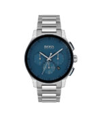 Hugo Boss Contemporary Silver Stål blå urtavla 42mm Herrklocka 1513763