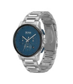 Hugo Boss Contemporary Silver Stål blå urtavla 42mm Herrklocka 1513763