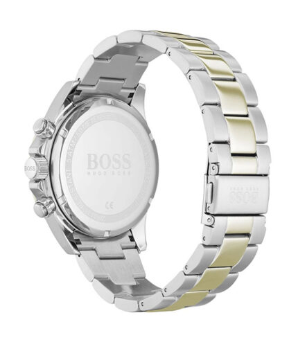 Hugo Boss Hero Silver/Guld Stål blå urtavla 44mm Herrklocka 1513767