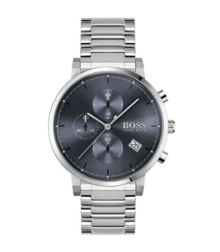 Hugo Boss Integrity Silver Stål blå urtavla 42mm Herrklocka 1513779
