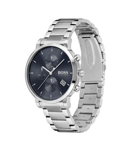 Hugo Boss Integrity Silver Stål blå urtavla 42mm Herrklocka 1513779