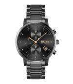Hugo Boss Integrity Svart Stål Svart Urtavla 43 mm Herrklocka 1513780
