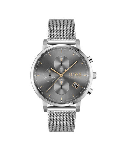 Hugo Boss Integrity Silver Stål grå urtavla 42mm Herrklocka 1513807