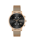 Hugo Boss Integrity Roséguld Stål svart urtavla 40mm Herrklocka 1513808