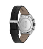 Hugo Boss Champion Svart Läder svart urtavla 44mm Herrklocka 1513816