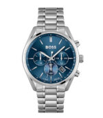 Hugo Boss Champion 1513818 Silver Stål blå urtavla 44mm Herrklocka 1513818