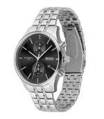 Hugo Boss Associate Silver Stål svart urtavla 42mm Herrklocka 1513869