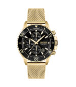Hugo Boss Admiral 1513906 Guld Stål svart urtavla 44mm Herrklocka 1513906