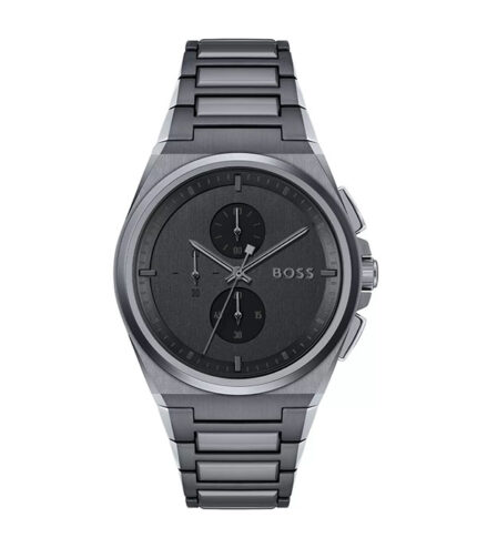 BOSS Steer Steer Chrono Grå Stål grå urtavla 44mm Herrklocka 1513996