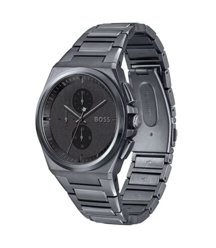 BOSS Steer Steer Chrono Grå Stål grå urtavla 44mm Herrklocka 1513996