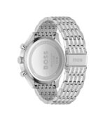 Hugo Boss Gregor Silver Stål svart urtavla 45mm Herrklocka 1514082