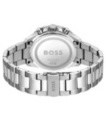 Hugo Boss Runner Silver Stål blå urtavla 44mm Herrklocka 1514143
