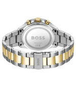 Hugo Boss Runner Silver/Guld Stål svart urtavla 44mm Herrklocka