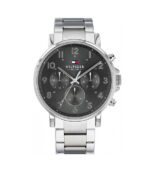 Tommy Hilfiger Silver Stål 44mm Herrklocka 1710382