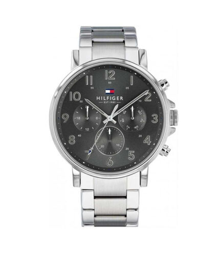 Tommy Hilfiger Silver Stål 44mm Herrklocka 1710382