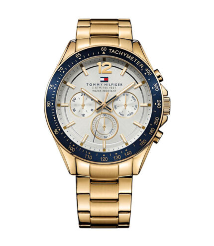 Tommy Hilfiger Luke Guld Stål 42mm Herrklocka 1791121