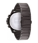 Tommy Hilfiger Mason Svart Stål Svart Urtavla 45mm Herrklocka 1791790