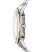 Emporio Armani Renato Silver/Guld Stål vit urtavla 43mm Herrklocka AR11076