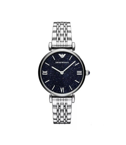 Emporio Armani Gianni T-bar Silver Stål 32mm Damklocka AR11091