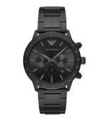 Emporio Armani Mario Svart Stål svart urtavla 42mm Herrklocka AR11242