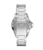 Emporio Armani Diver Silver Stål grön urtavla 42mm Herrklocka AR11338
