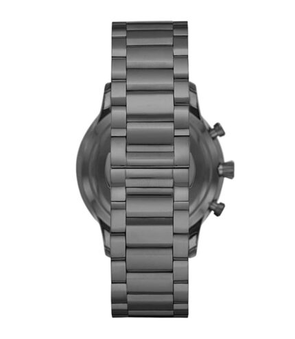 Emporio Armani Giovanni Silver Stål blå urtavla 43mm Herrklocka AR11348