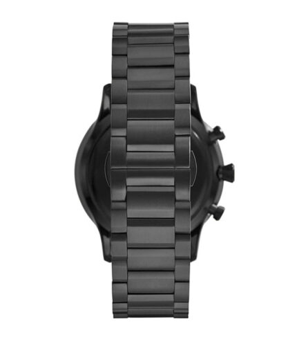 Emporio Armani Giovanni Svart Stål svart urtavla 43mm Herrklocka AR11349
