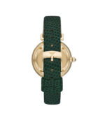 Emporio Armani Grönt Läder 32mm Damklocka AR11403