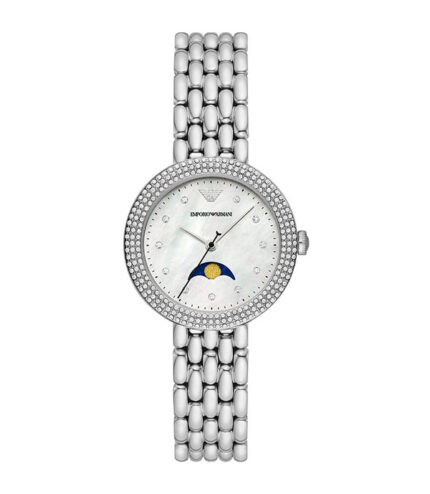 Emporio Armani Rosa Silver Stål 32mm Damklocka AR11461