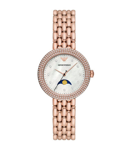 Emporio Armani Rosa Roséguld Stål 32mm Damklocka AR11462